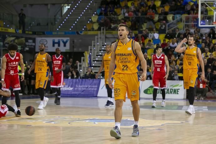 20.01.19. Las Palmas de Gran Canaria. Baloncesto ACB Liga Endesa temporada 2018-19. Herbalife Gran canaria - UCAM Murcia. Gran Canaria Arena. Foto Quique Curbelo