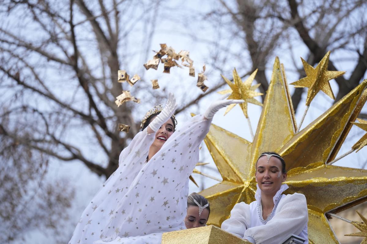 Carrozas de la Cabalgata de Reyes Magos.