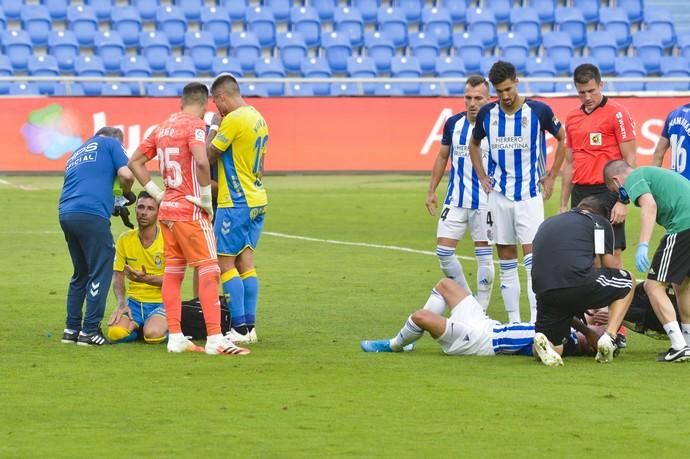 05-07-2020 LAS PALMAS DE GRAN CANARIA. Futbol. UD Las Palmas # SD Ponferradina. Fotógrafo: ANDRES CRUZ  | 05/07/2020 | Fotógrafo: Andrés Cruz