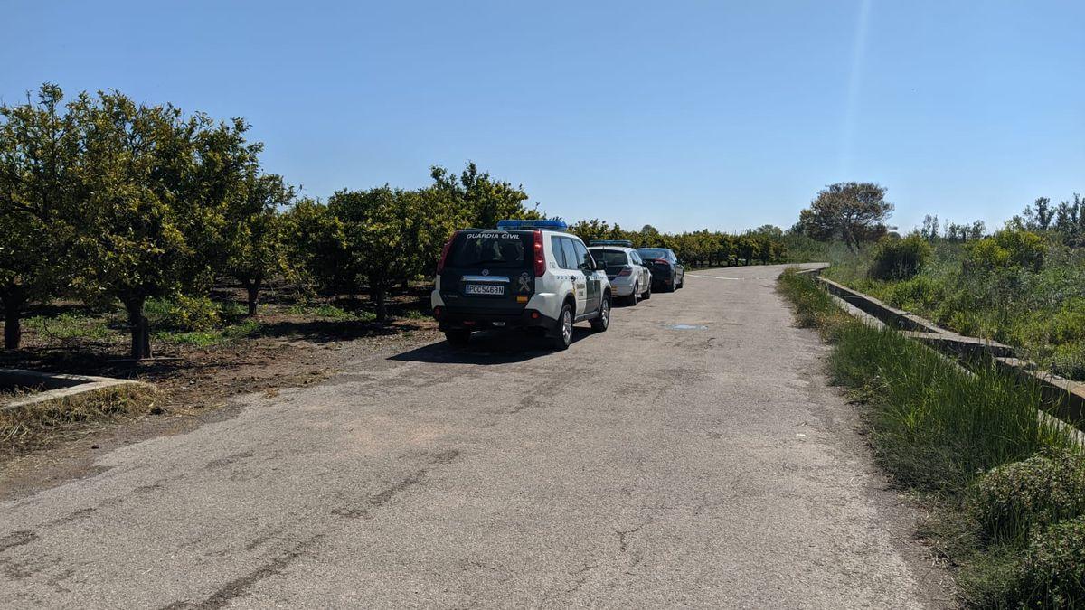 Imagen del paraje del Clot, lugar donde se encontró el cadáver de la mujer asesinada.