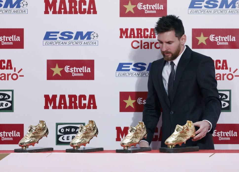 Messi guanya la quarta pilota d'Or