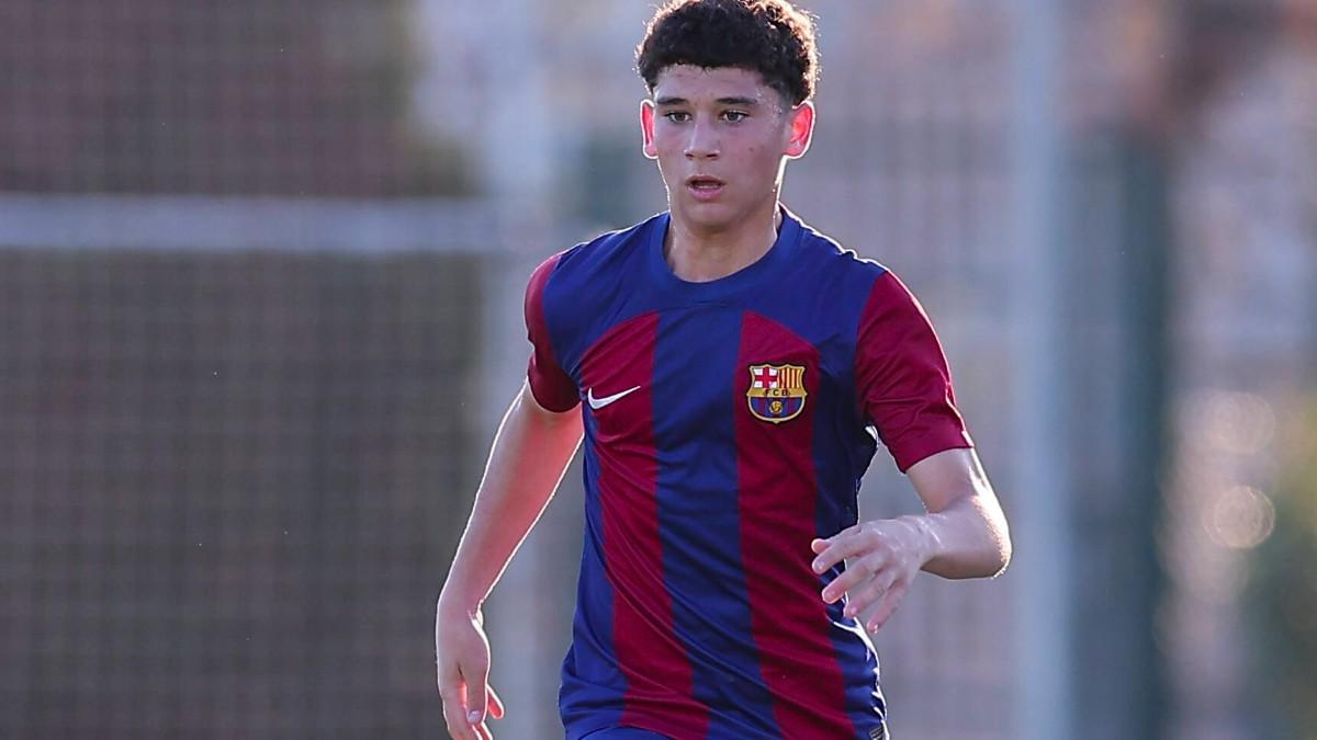 Joan Inglés es uno de los mejores defensas del Cadete A