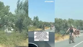 Una 'rave ilegal' desborda por completo La Granja: "Hay más de 3.000 personas, se están bañando desnudos en la piscina natural"