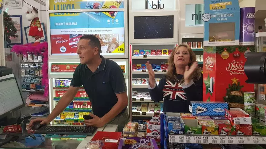 El Gordo reparte suerte en Arrecife, Lanzarote.