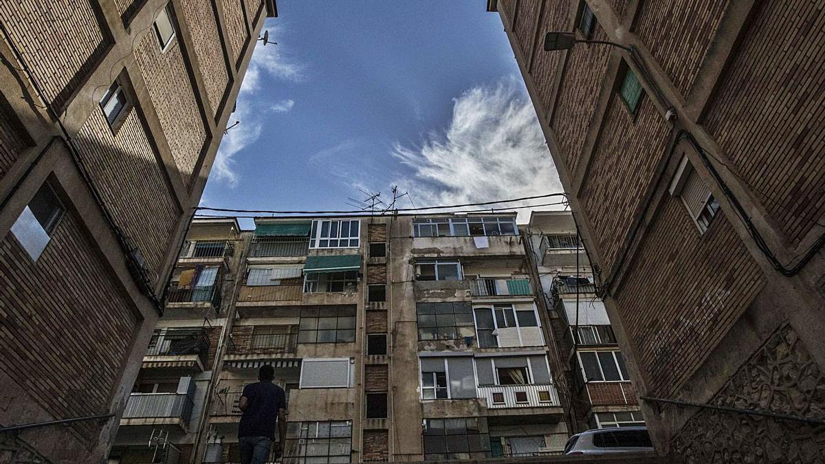 Viviendas de la Zona Norte, el distrito con un alquiler más barato en la ciudad de Alicante.