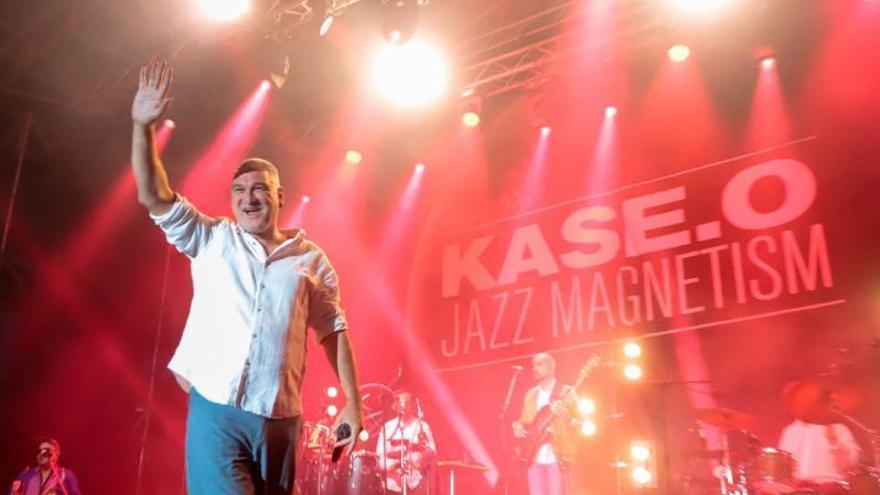 Kase.O en su concierto del año pasado en Bueu. |   // EP/MARTA VÁZQUEZ