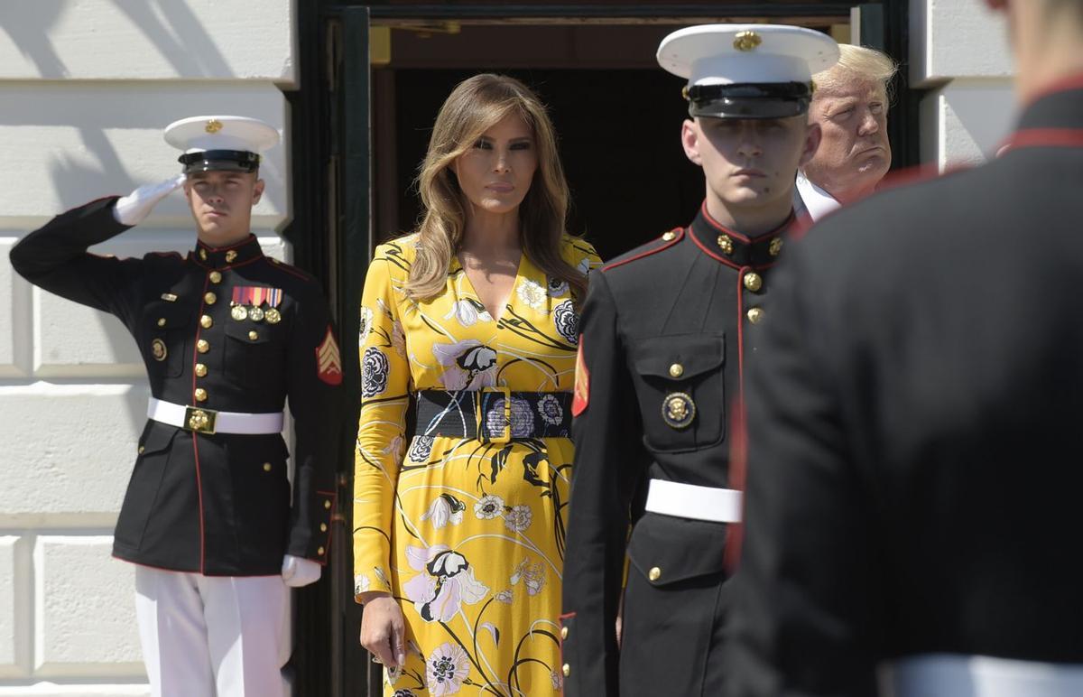 El vestido de Melania Trump firmado por Emilio Pucci