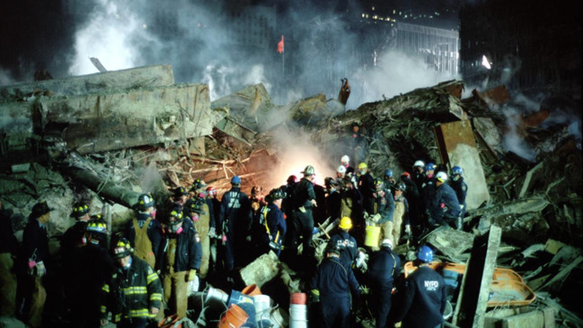 Una de las imágenes del 11-S del libro 'Aftermath: World Trade Center Archive', de Joel Meyerowitz.