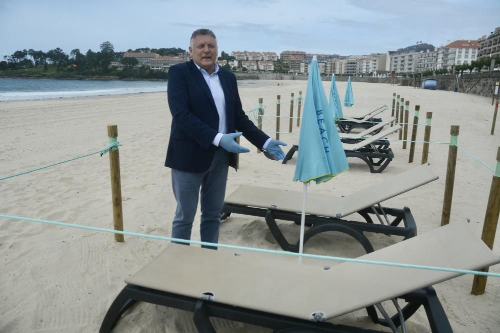 Así se organizará Silgar, la primera playa antiCovid-19 de Galicia