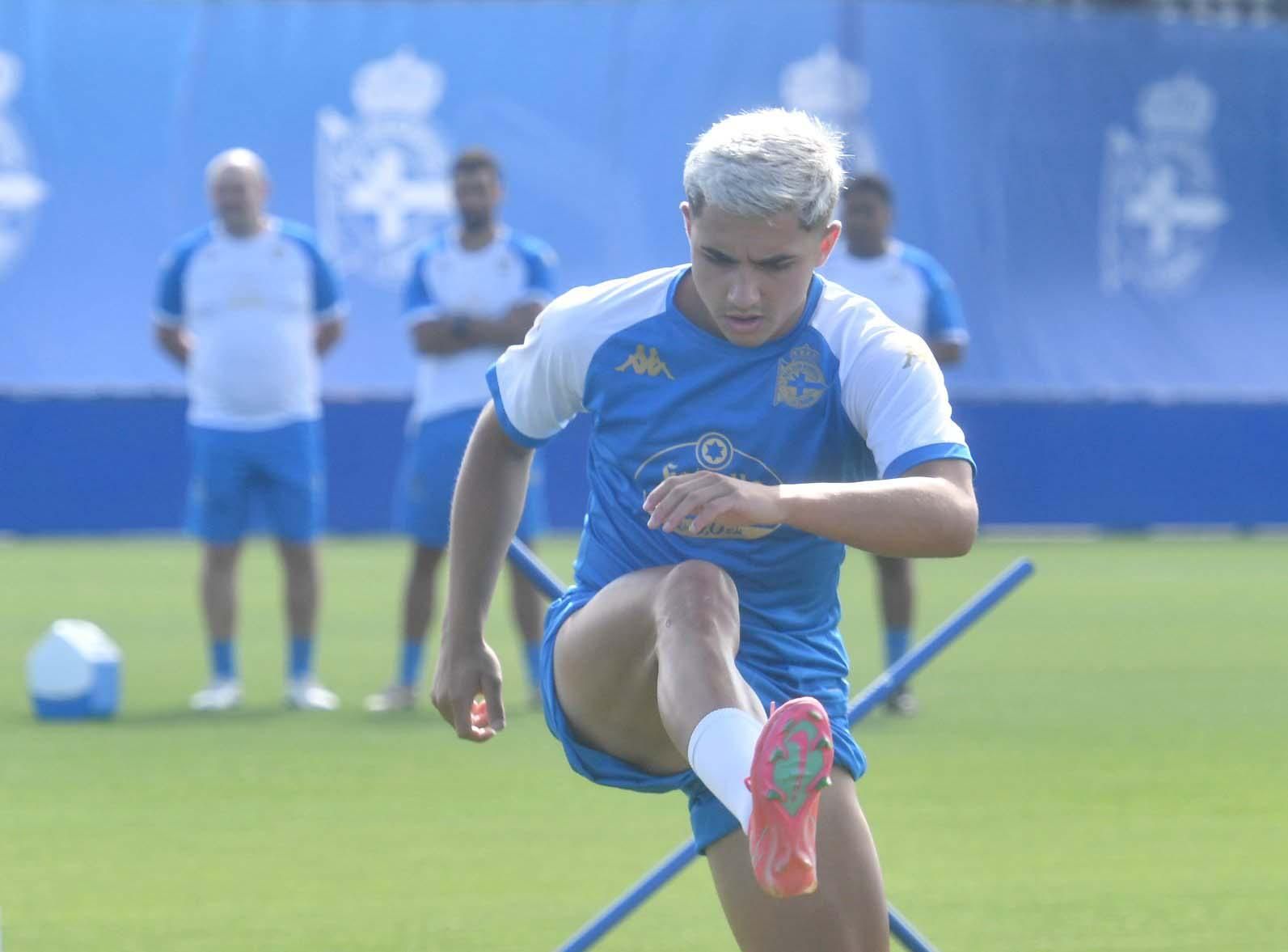 Primer entrenamiento bajo las órdenes de Antonio Hidalgo