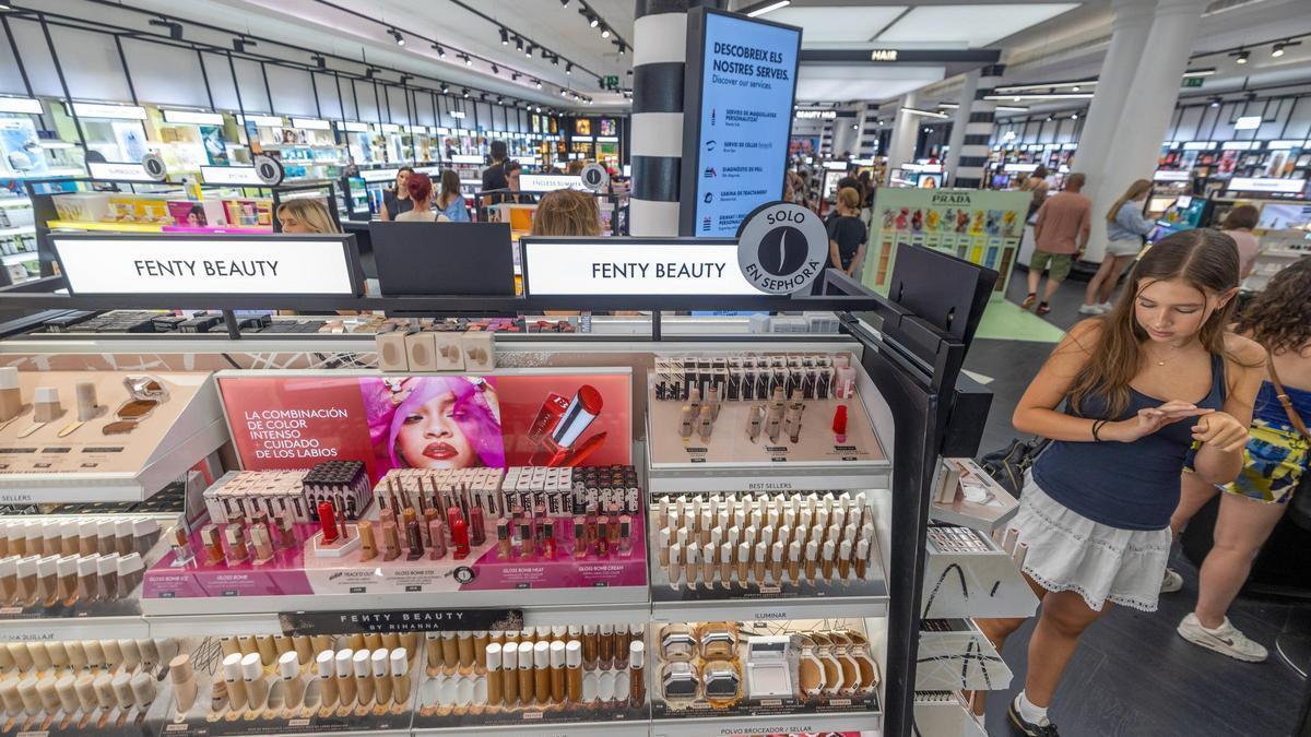 Un establecimiento de una cadena de productos cosméticos, en Barcelona.