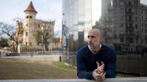 Pablo Zabaleta, segundo entrenador de la selección de Albania, antes de su charla con El Periódico.