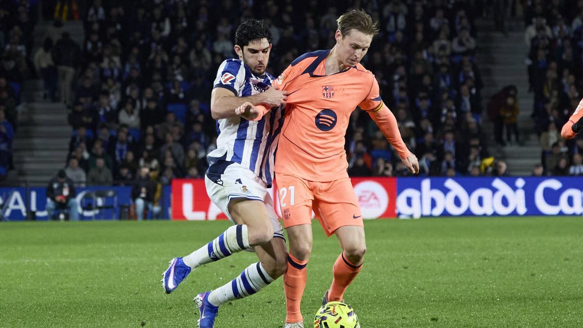 Sesión de recuperación del Barça tras la clasificación en el top ocho de la Champions League