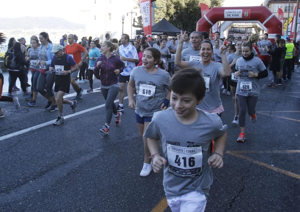 Daniel Bargiella se proclamó ganador de una carrera que llenó Vigo de humanidad