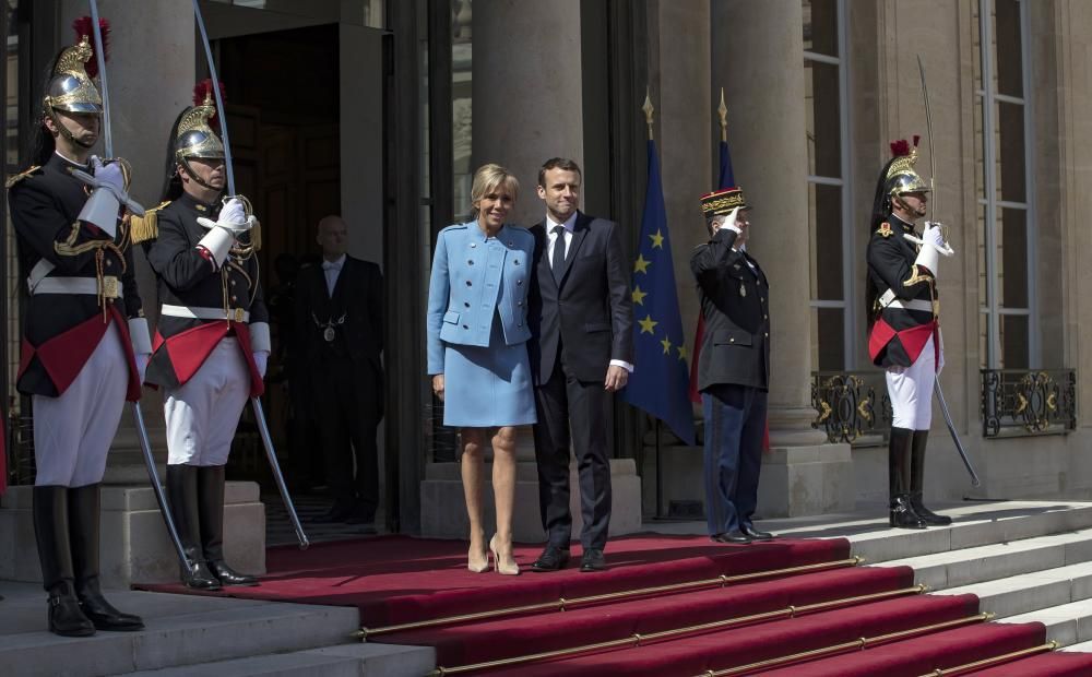 La toma de posesión de Emmanuel Macron.