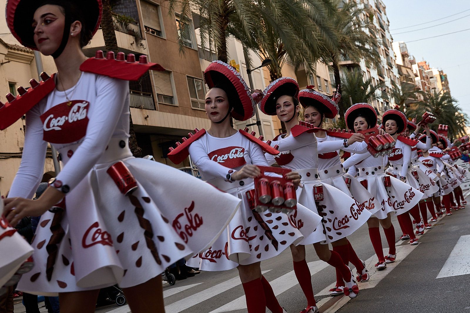 La Cavalcada de las Fallas de Gandia, en imágenes