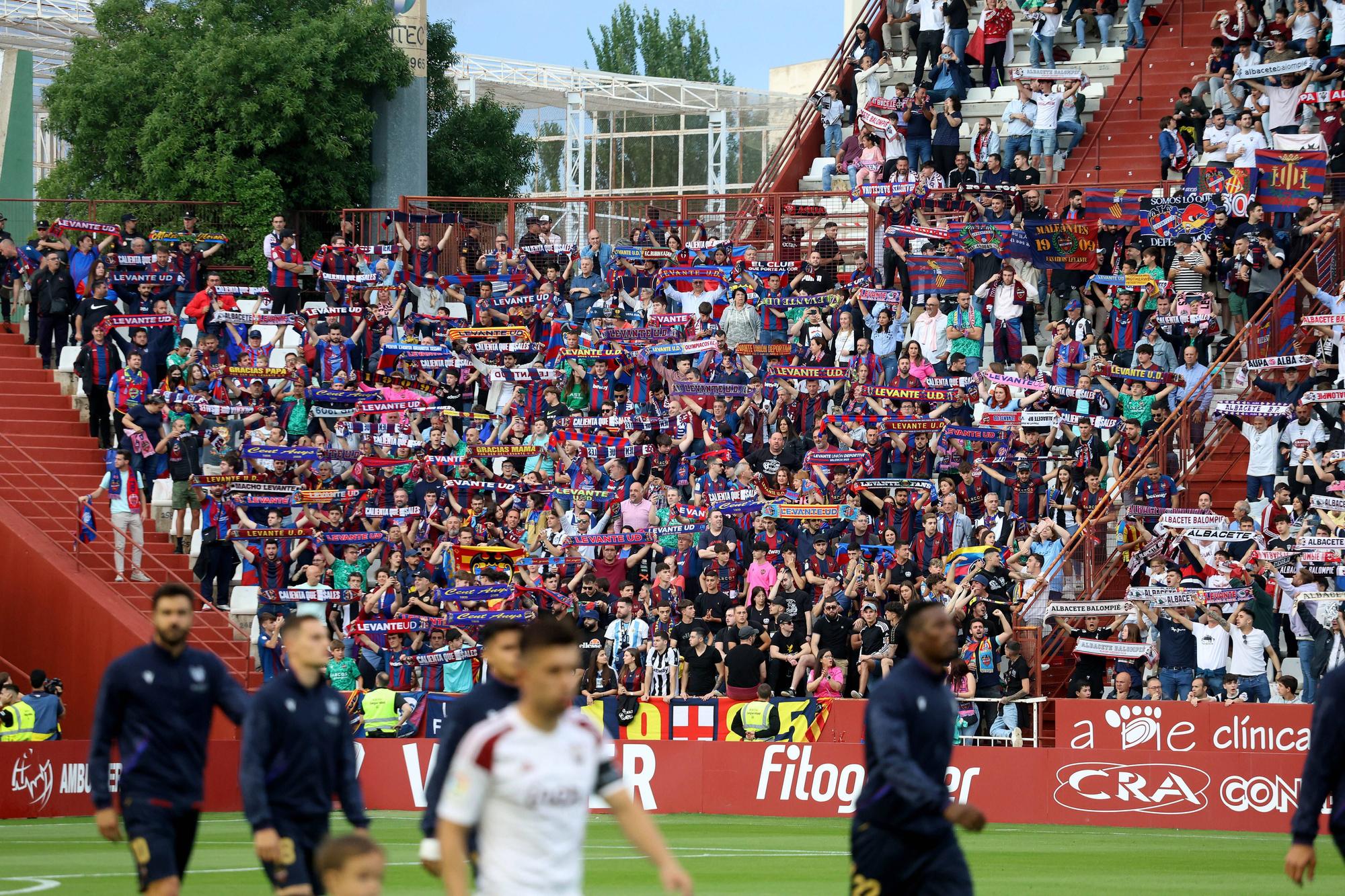 Las mejores imágenes del Albacete - Levante