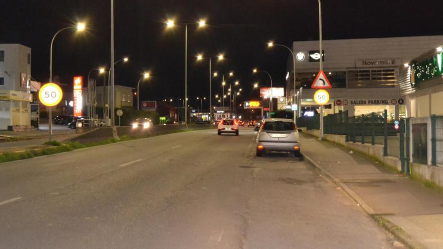 La calle en la que saltó el radar // Guardia Civil