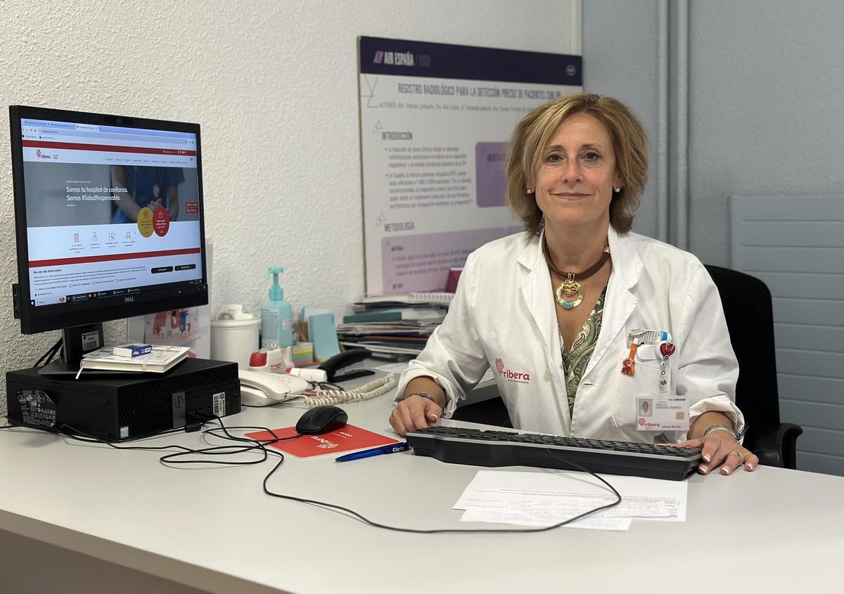 La doctora Dolores Corbacho, de Ribera Povisa.