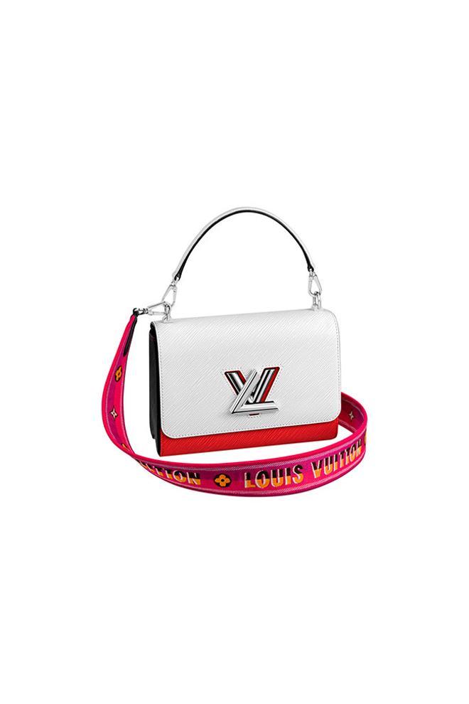 Twist blanco y fucsia
