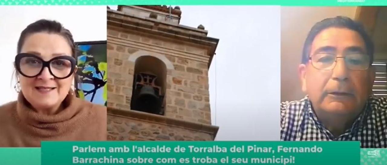 El alcalde de Torralba del Pinar, Fernando Barrachina, repasó las necesidades de la localidad en &#039;La Panderola&#039;.