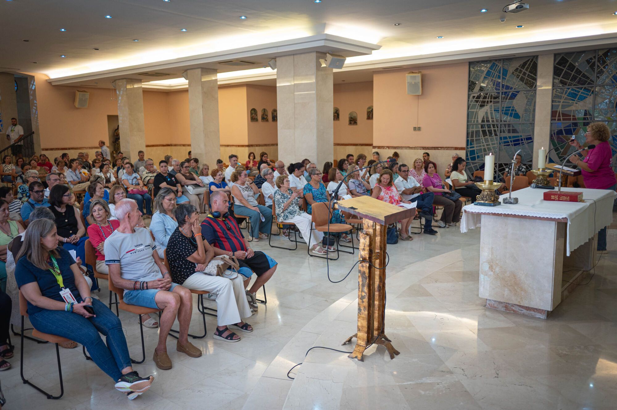 Voluntarios que escoltarán a la Virgen en su visita a Candelaria