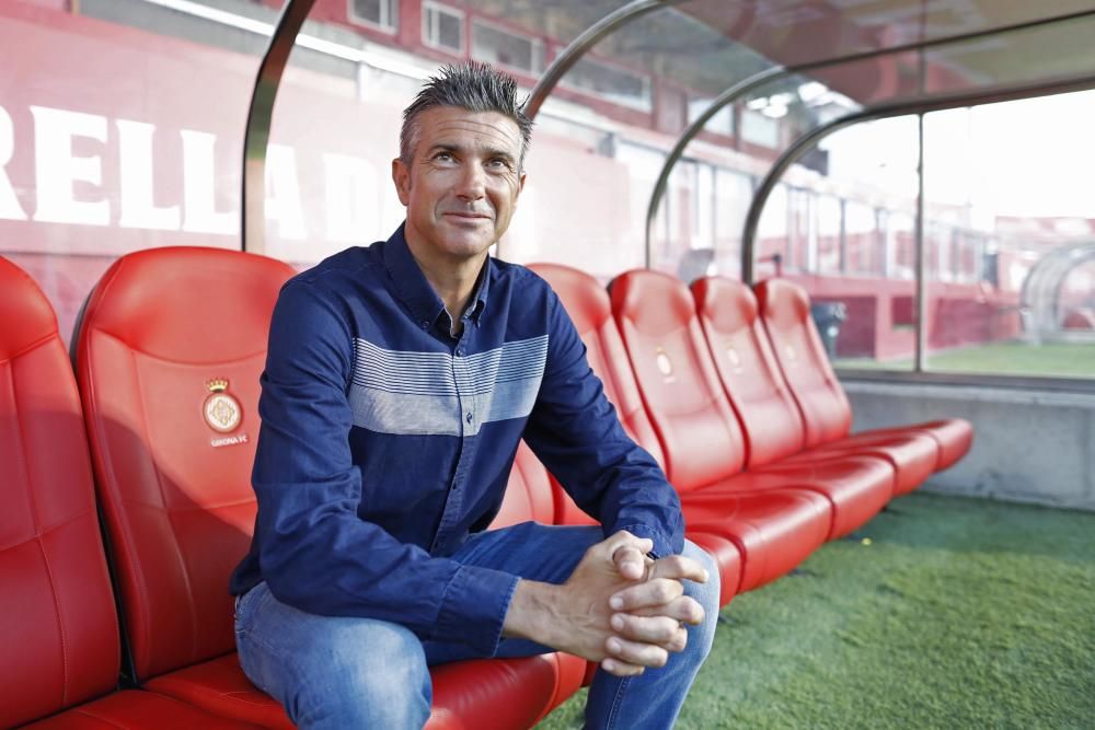 Girona FC: Presentació i primer entrenament de Pep LLuís Martí