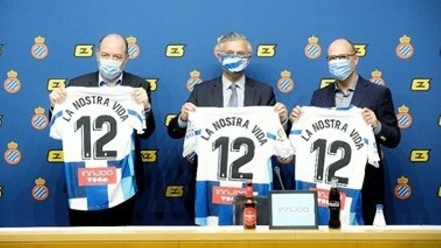 Presentació de la miniserie &#039;RCDE inside: L&#039;Espanyol, la nostra vida&#039; amb Vicent Sanchis, Josep Maria Duran i Oriol Vidal