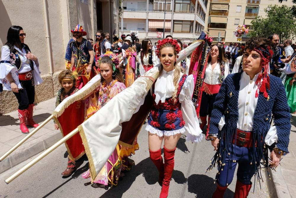 Traslado del santo en los Moros y Cristianos de Elda