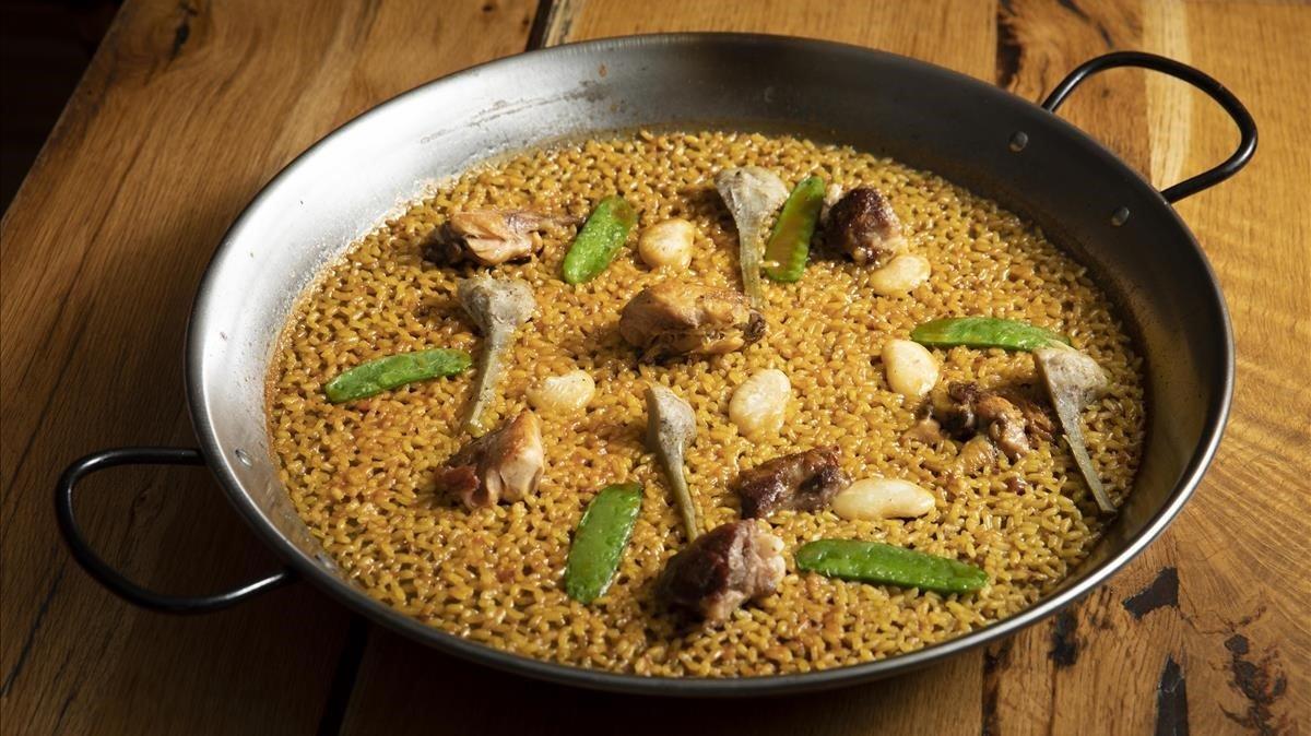 La paella valenciana de Suculent.