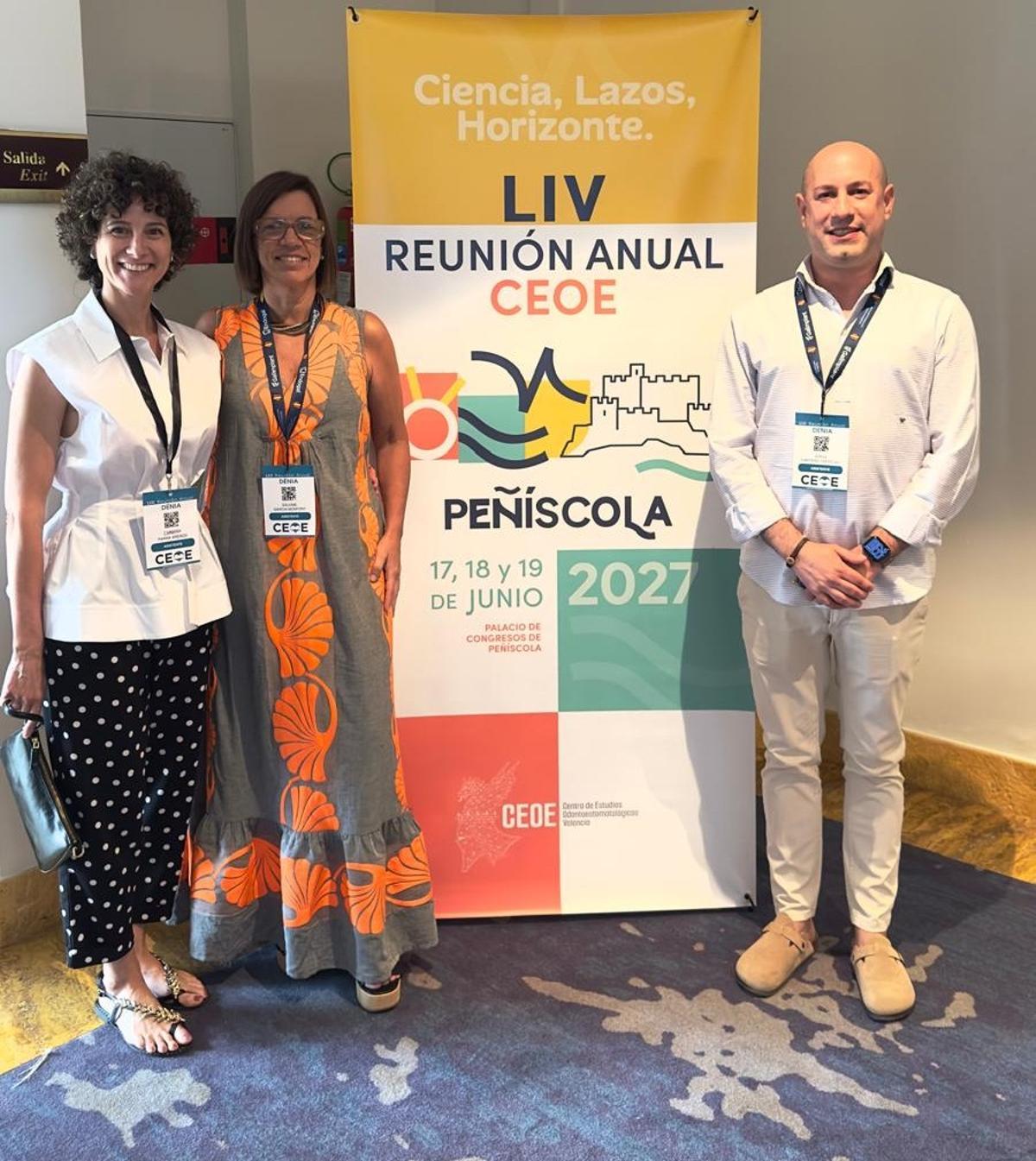 REPRESENTANTES DEL CODECS, INTEGRANTES DEL COMITÉ ORGANIZADOR DE PEÑÍSCOLA 2027, EN LA REUNIÓN DE DÉNIA DEL PASADO JUNIO