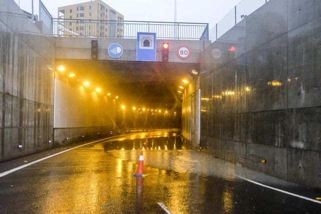 Domingo de lluvias en Gran Canaria por el paso de la tormenta 'Hermine'