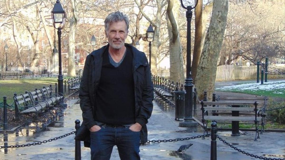 Michael Cunningham, en Washington Square, Nueva York.