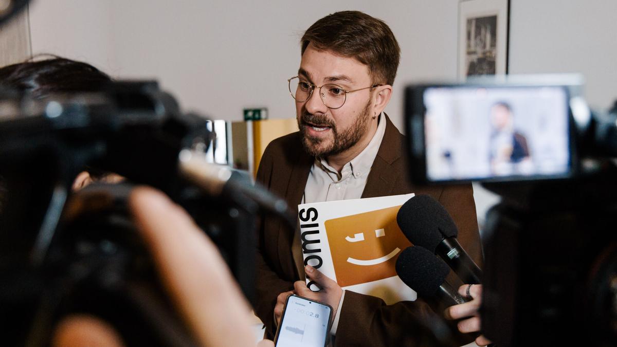 El diputado de Sumar, Alberto Ibáñez, en una imagen de archivo este mes de diciembre.