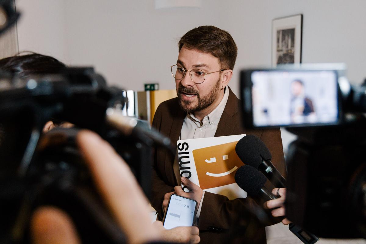 El diputado de Sumar, Alberto Ibáñez, en una imagen de archivo este mes de diciembre.