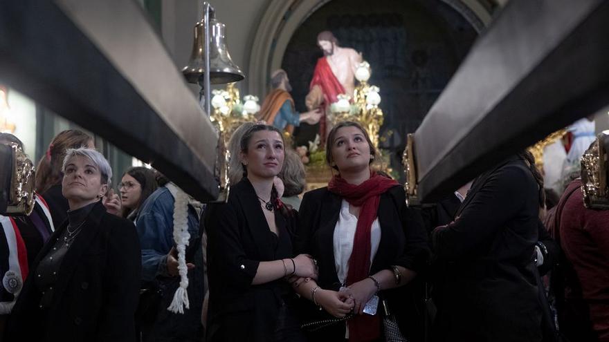 La cancelación de la procesión del Domingo de Ramos en Cartagena, en imágenes