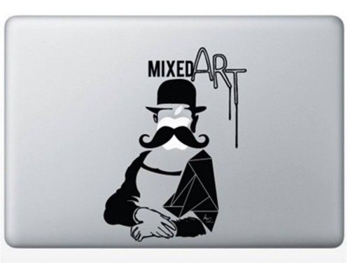 Sticker Mixed art laptop. P: 9,00 €