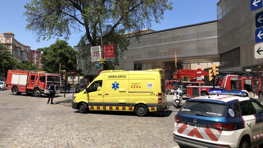 Evacuen la seu de la Generalitat a Girona per la crema d’un motor