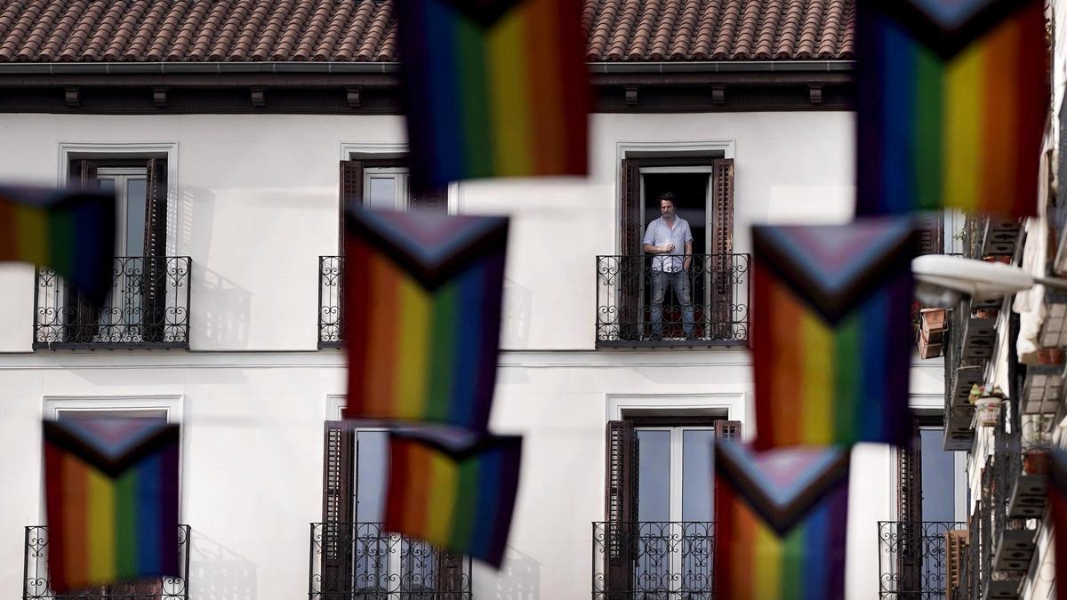 Bandeira lgbt.