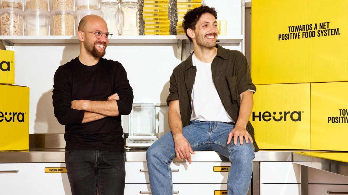 Marc Coloma i el gironí Bernat Añaños, fundadors d’Heura.