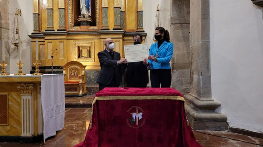 Acto de hermanamiento celebrado el pasado año en Astorga. | E. P.