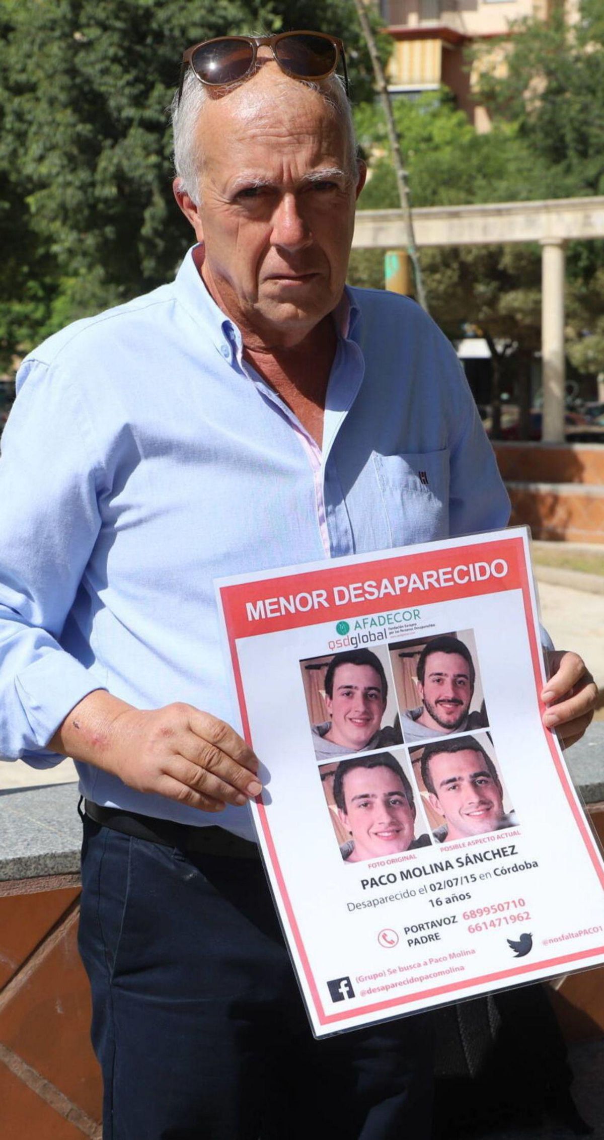 Isidro Molina, padre de Paco Molina, desaparecido hace una década. | VÍCTOR CATRO