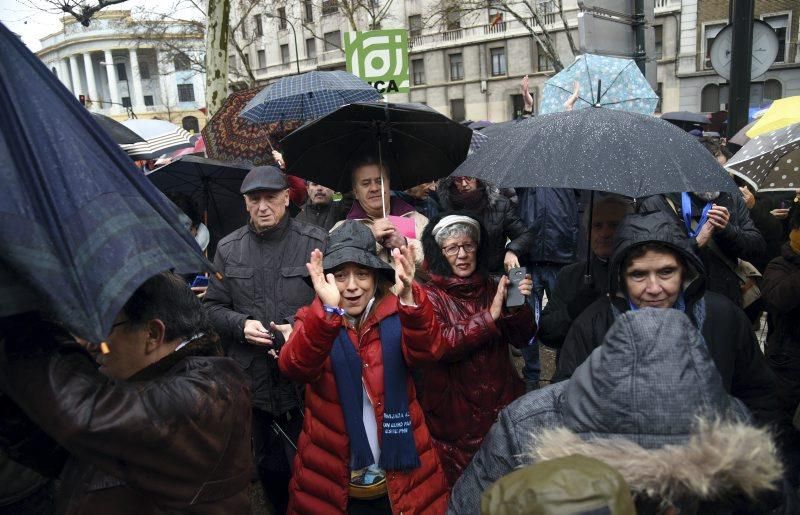 Manifestación contra el ICA en Zaragoza