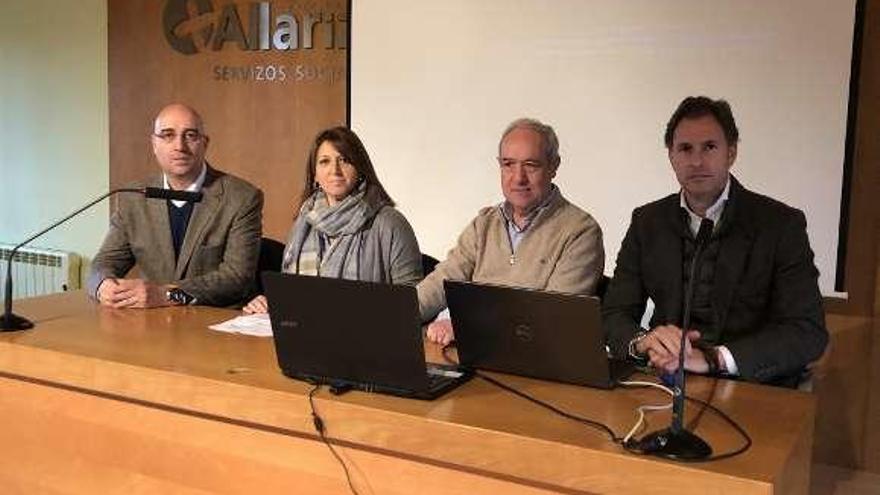 Francisco Piqueras, Cristina Cid, Marcelino González y César López.