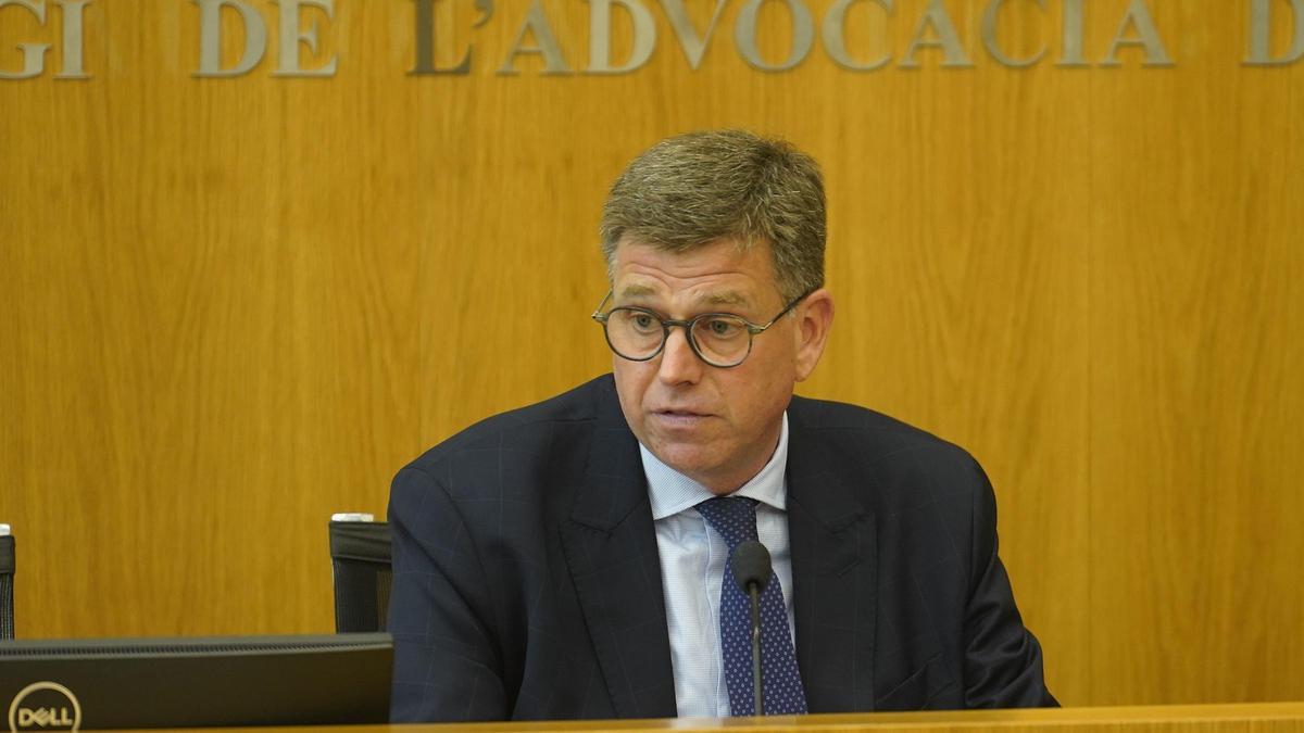 Albert Sierra, degà del Col·legi de l'Advocacia de Girona.