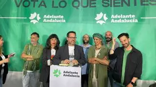José Ignacio García, tras cuadruplicar diputados Adelante Andalucía: "Le hemos quitado la mayoría absoluta al PP"