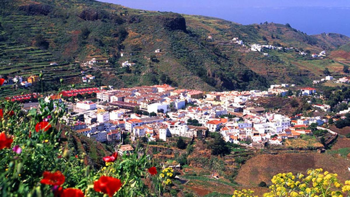Vega de San Mateo, en una imagen panorámica
