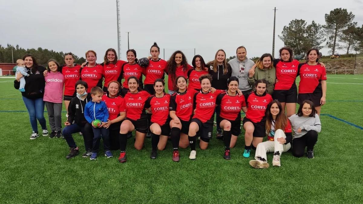 El Coreti Rugby Lalín femenino disputará la final por el título como local.