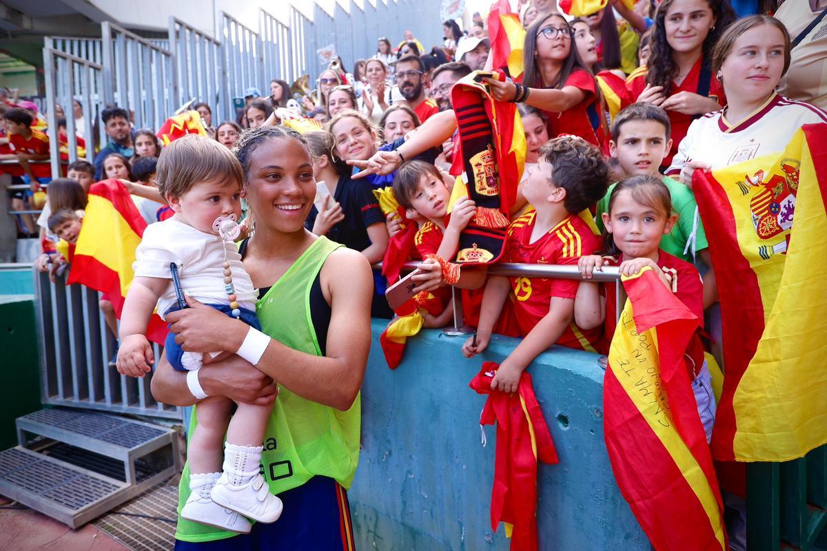 El España-Ucrania en El Arcángel, en imágenes