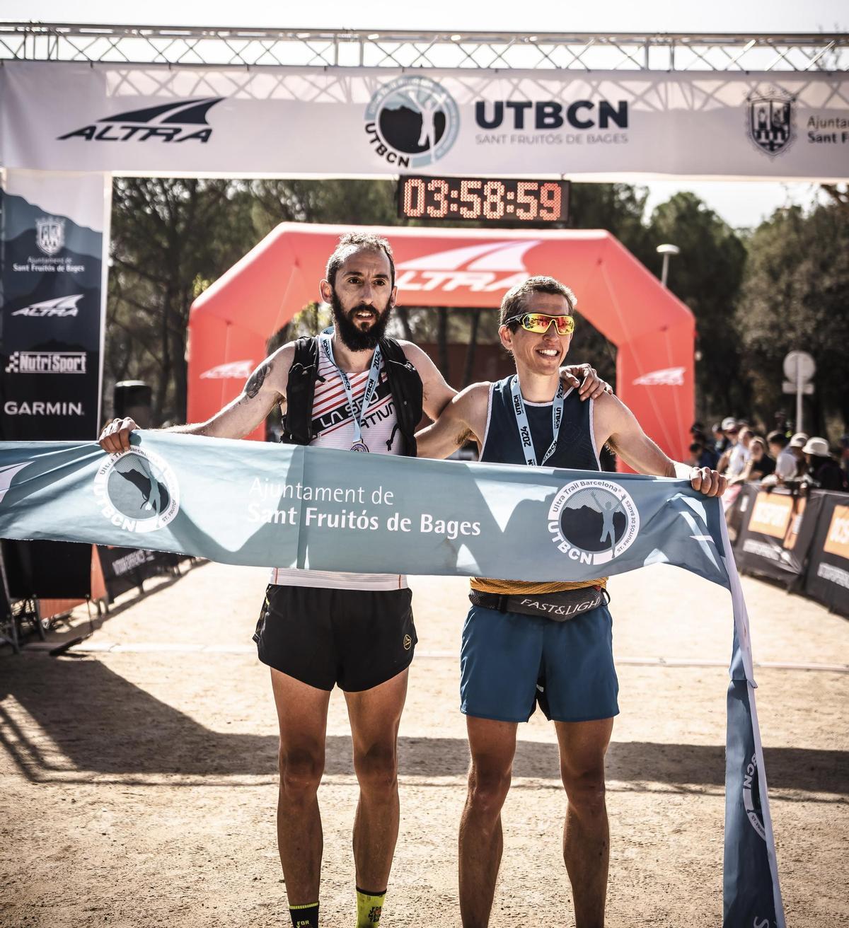 Lluís Ruiz i Marc Oller, coguanyadors de la prova de marató masculina